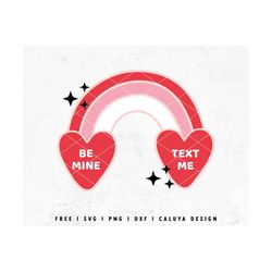 be mine svg | heart rainbow svg | valentines day svg | valentine boho rainbow svg | kids valentine svg | heart svg cricu