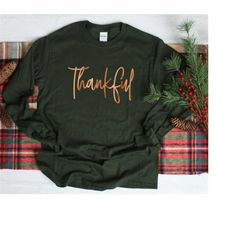 thankful, long sleeve thankful shirt - thanksgiving shirt,fall shirt thankful tshirt,thankful top women's fall shirt tha