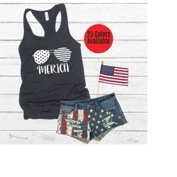 merica tank top, 4th of july tank, womens 4th of july shirts, fourth of july tank, 4th july plus size tank, fourth of ju
