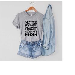 mother mama mommy madre mom shirt, mom christmas gift, mother's day shirt, mother's day gift, mama shirt, mommy tee shir