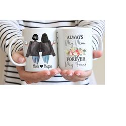 personalized mom mug, mom birthday gift from daughter, mothers day gift for mom, custom mom and daughter gift, personali