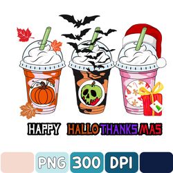 happy hallothanksmas png, hallothanksmas for coffee lover png, gift for coffee lover png, happy hallothanksmas png