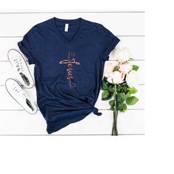 jesus shirt, jesus gift, religious shirt, religious gift, christian gift, rose gold jesus shirt, christian shirt, faith