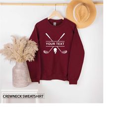 crewneck sweatshirt, custom golf sweatshirt, game day sweatshirts, gaming sweater, fan sweat, your text here, gamer girl