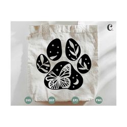 paw print svg | dog mom svg | butterfly svg | fur mom svg | dog owner svg | dog paw svg | dog lover svg cut file | cricu