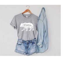 mama bear shirt, boho mom shirt, mom shirts, mom life shirts, mama bear shirts, floral mama bear shirt, shirts for mom,