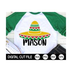 sombrero svg, cinco de mayo svg for kids, fiesta shirt, mexican svg, kids cinco de mayo shirt, png, svg files for cricut