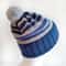 Ravenclaw pompom hat handknit women hat Ravenclaw hat Warm hats Winter hat Ravenclaw hat Women hats