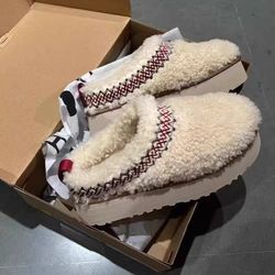 Women Fur Slippers Ankle Boots
