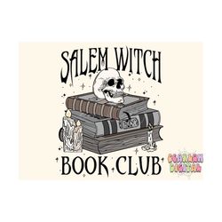 salem witch book club png-halloween sublimation digital design download-book reader png, spell book png, spooky season p