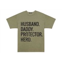 husband daddy protector hero svg, dad svg, father's day, funny dad shirt design, cut file , svg, dxf, eps,  png , silhou