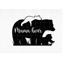 mama bear svg, mama bear png, eps, bear cubs svg, bear mama cubs svg, mama baby bear svg, mom life svg, mother's day svg