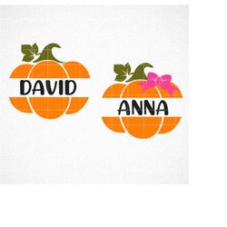 pumpkin split monogram svg, baby boy pumpkin svg,, kids pumpkin monogram svg, girl pumpkin split monogram svg, baby girl