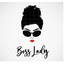 boss lady svg, woman head svg, woman face svg, boss babe svg, lady face svg, eyebrows svg, lady boss svg