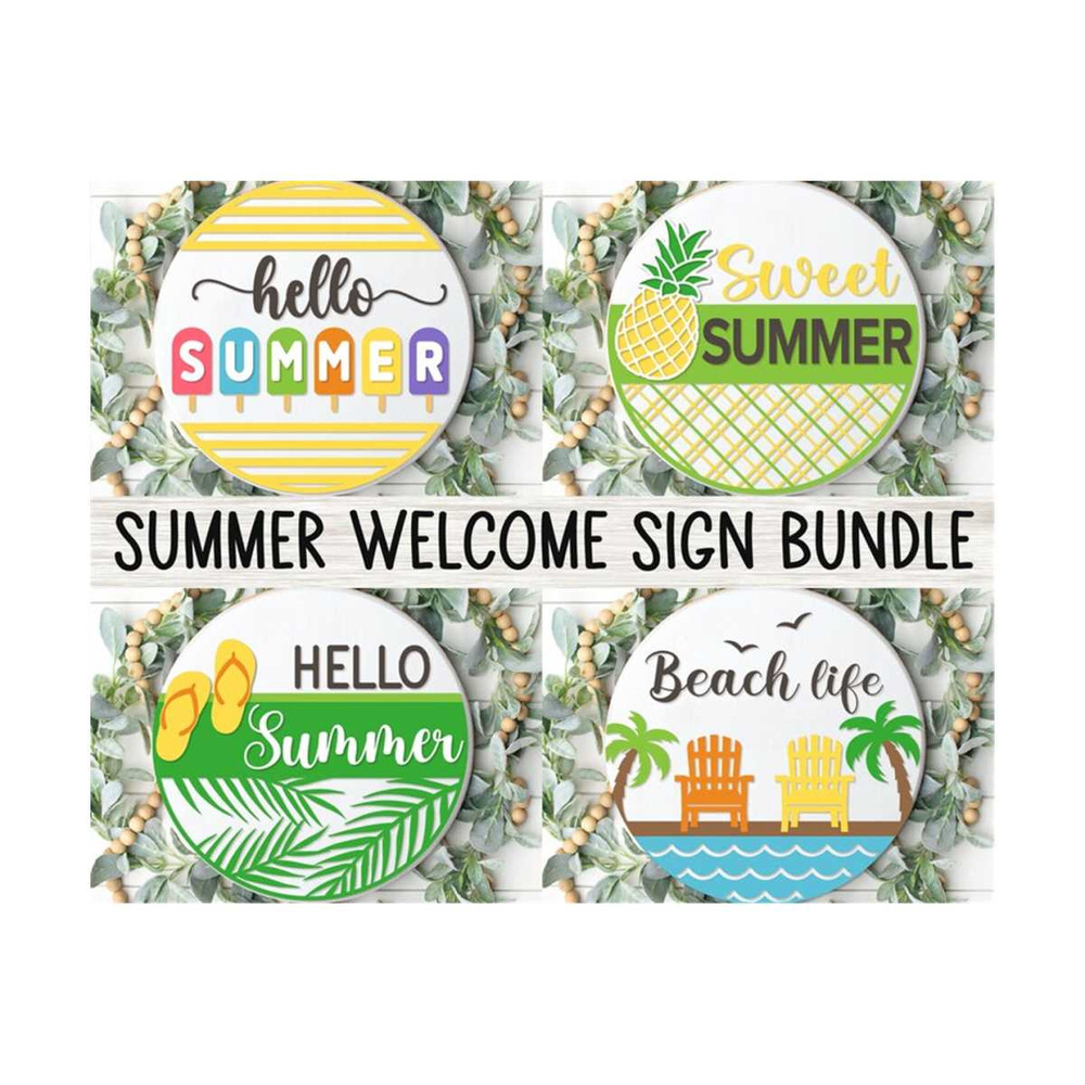 MR-2992023185837-summer-welcome-sign-bundle-round-door-hanger-svg-summer-sign-image-1.jpg