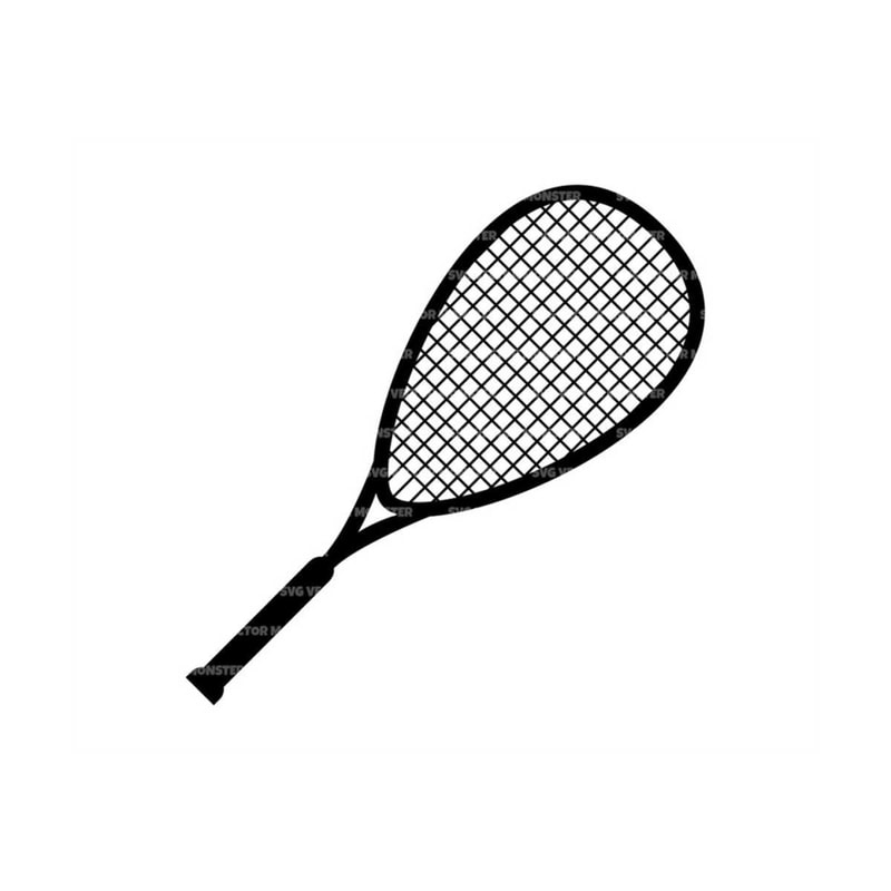 Squash Racket Svg, Tennis Racket Svg. Vector Cut file for Cr | Inspire ...