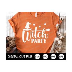 witch party svg, halloween svg, spooky svg, halloween costume, halloween party, kids halloween shirt, dxf, cut file, svg