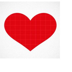 heart svg, love heart svg, valentines svg, red heart clipart, png, dxf, ut files valentine, cricut downloads, silhouette
