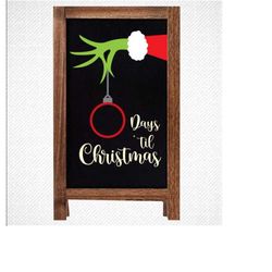 christmas countdown svg, christmas advent svg, santa hand advent svg, christmas countdown png, christmas countdown vecto