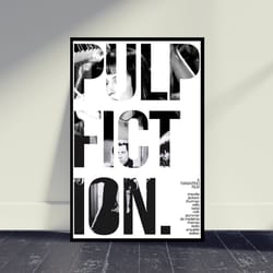 pulp fiction 1994 movie poster movie print, wall art, room decor, home decor, art poster for gift, living room decor.jpg
