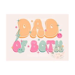 dad of both png sublimation digital design download-boy dad png, girl dad png, daddy png, fathers day png, stars png, li
