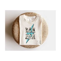 western cowhide turquoise mama png sublimation design download, western mama png, cowhide mama png, turquoise mama png,