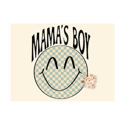 mama's boy png sublimation digital design download-retro mama boy, checkered mama boy, mama mini png, mommy & me png, li