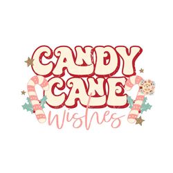 candy cane wishes png-christmas sublimation digital design download-mistletoe png, holidays png, girly christmas png, xm
