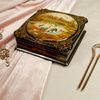Signed lacquer jewelry box