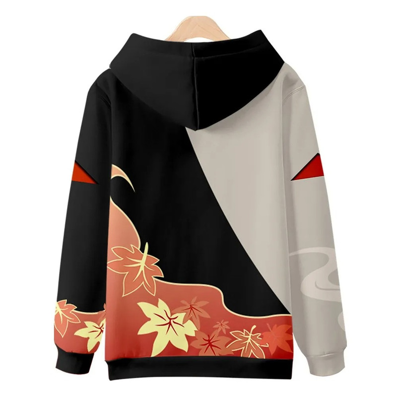 Kazuha All Over Print 3D Hoodie Zip Hoodie, Kazuha Genshin Impact 3D Hoodie Zip Hoodie Fleece Hoodie
