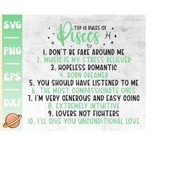 pisces zodiac sign | pisces svg | its pisces season | astrology svg file for cricut | february girl | march birthday