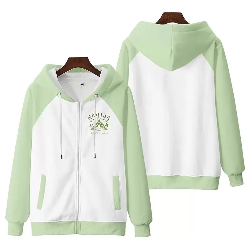 Nahida All Over Print 3D Hoodie Zip Hoodie, Nahida Genshin Impact 3D Hoodie Zip Hoodie Fleece Hoodie, Nahida Hoodie 3D