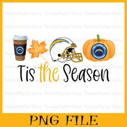 Tis The Season Los Angeles Chargers PNG, Los Angeles Chargers PNG, NFL Teams PNG, NFL PNG, Png, Instant Download