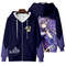 Keqing All Over Print 3D Hoodie Zip Hoodie, Keqing Genshin Impact 3D Hoodie Zip Hoodie Fleece Hoodie, Keqing Hoodie 3D