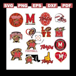 maryland terrapins bundle svg, sport svg, maryland terrapins svg, maryland terrapins logo svg, maryland terrapins fan sv