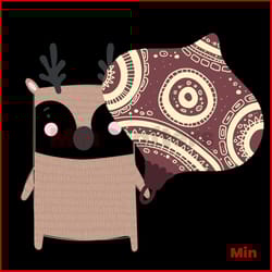 christmas ornament ball reindeer svg, christmas svg, ornament svg, christmas ball svg