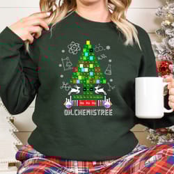 chemistree shirt, christmas tree shirt, chemistry t shirt, christmas gift, periodic table shirt, school shirt, kids chri