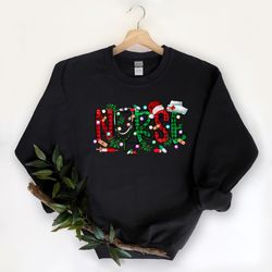 christmas nurse t,shirt, merry christmas tee, gift ideas for nurse, holiday shirt, cute tee for christmas, nurse crew ts