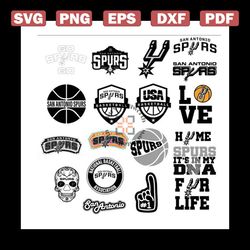 san antonio spurs bundle svg, sport svg, san antonio spurs svg, san antonio spurs logo svg, san antonio spurs fan svg, s