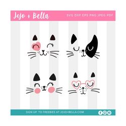 cat face svg, cat svg bundle, cat svg, cute cat svg, cat clipart, cat png, cat lover svg, cat mom svg, cats svg, kitten