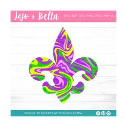 marble fleur de lis svg, fleur de lis svg, mardi gras svg, fat tuesday svg, mardi gras parade svg, marble svg, svg, cric
