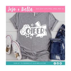 cheer svg, cheerlife svg, cheerleading svg, megaphone svg, cheerleader svg, cheer cone svg, pom poms svg, cheer cut file