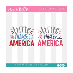 little america little mister america, little mister usa svg dxf eps png | july 4th svg | independence day svg | mister