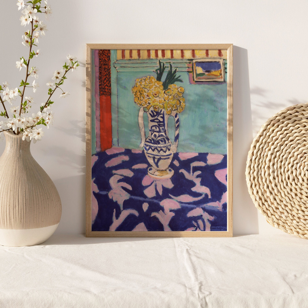 Artful Matisse Art Print, Matisse Wall Art, Vintage Matisse Printable, Henri Matisse Poster, Museum Poster, Fauvism Art, Digital Download.jpg