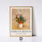 Odilon Redon Vase of Flowers Print, Vintage Flower Oil Painting, Odilon Redon Exhibition Poster, Botanical Flower Decor, Digital Download.jpg