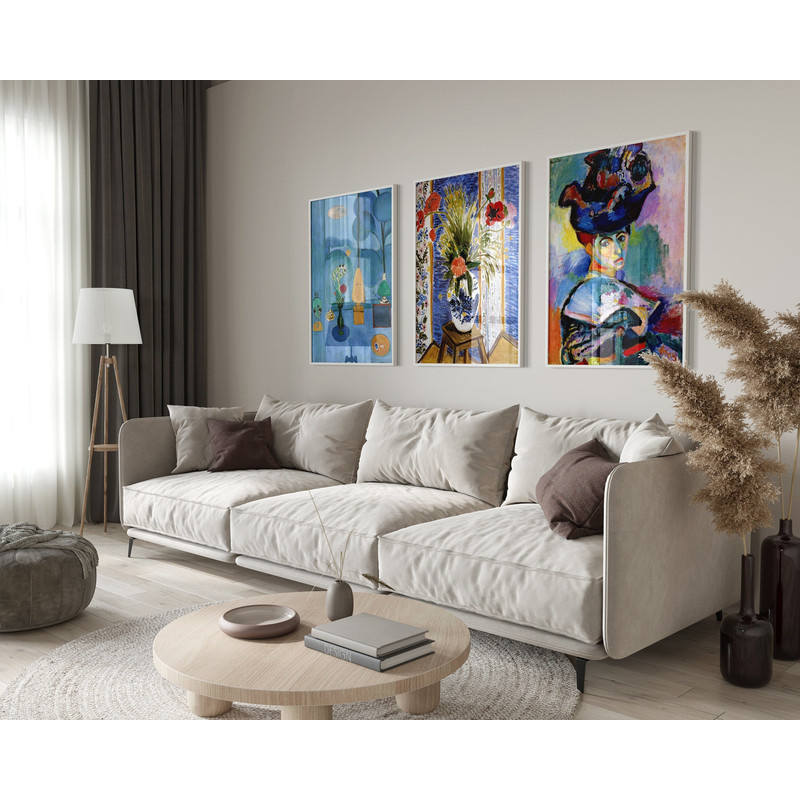 Artful Matisse Art Print Set of 3, Matisse Wall Art, Matisse Gallery Wall Set, Henri Matisse Poster Set, Museum Poster, Digital Download-2.jpg
