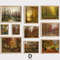 Vintage Fall Gallery Wall Prints SET of 10, Artful Autumn Landscape Paintings, Rustic Fall Farmhouse Wall Decor, Vintage Autumn Gallery Art.jpg
