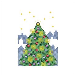 Christmas tree Cross stitch pattern