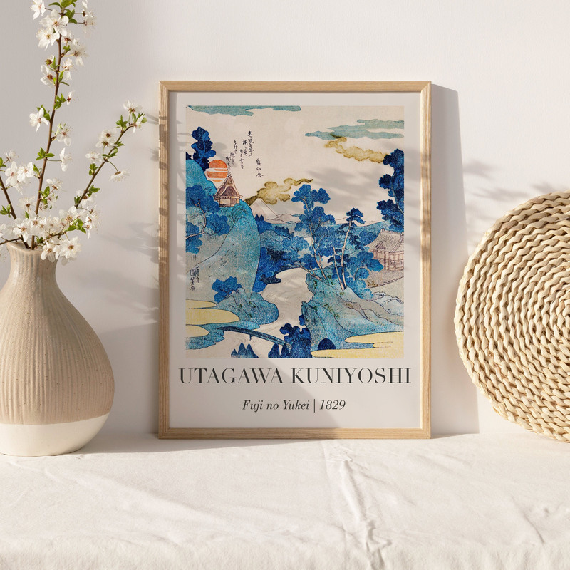 Artful Japanese Art Print, Vintage Artful Japan Poster, Japanese Artful Art, Utagawa Kuniyoshi Wall Art, Wabi Sabi Wallart, Digital Download-1.jpg