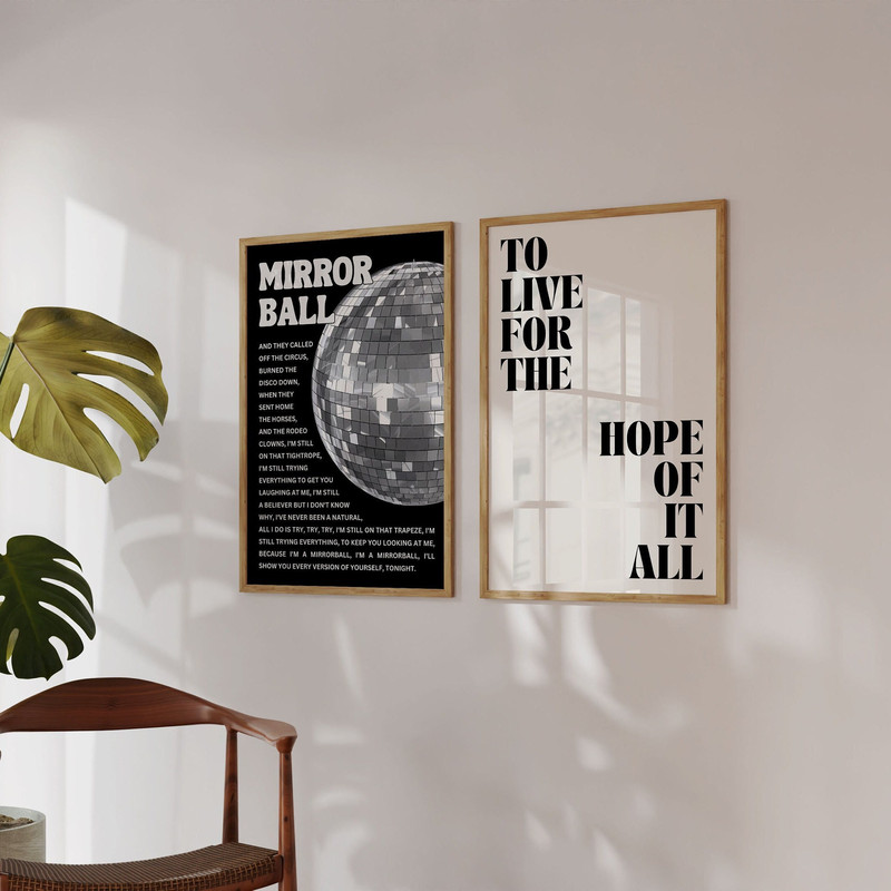 Set of 2 Taylor Swift Posters, August Taylor Swift Poster, Taylor August Print, August Taylor Swift, Taylor Mirrorball Print, Print Set.jpg